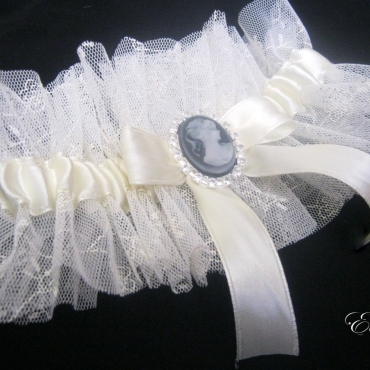 Jartiera Mireasa Organza