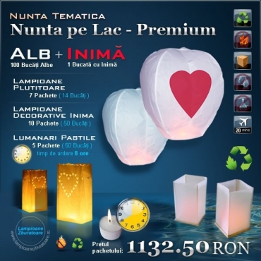 Pachet nunta pe lac premium