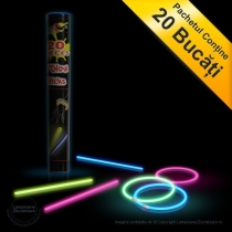 Betisoare luminoase bratari - accesorii pentru petrecerea de nunta