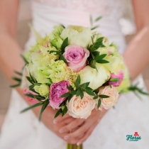 Buchet de mireasa - Pastel