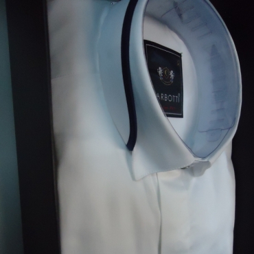 Camasa mire alba slim fit