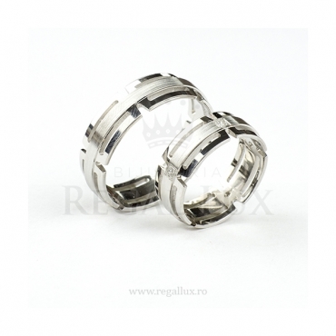 Verigheta aur alb 14K