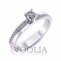 Inel de logodna cu diamante 0.12ct I98ADI