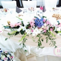 Aranjament floral masa mirilor