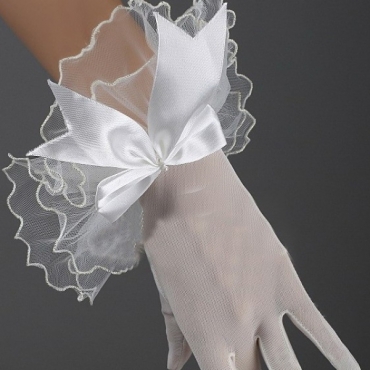 Manusi scurte de mireasa