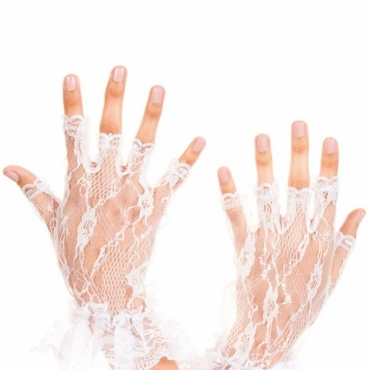 Manusi scurte semitransparente, fara degete