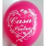 20 Baloane colorate inscriptionate CASA DE PIATRA