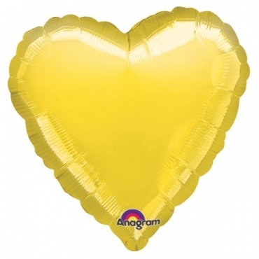Balon folie metalizata 45cm INIMA AURIU